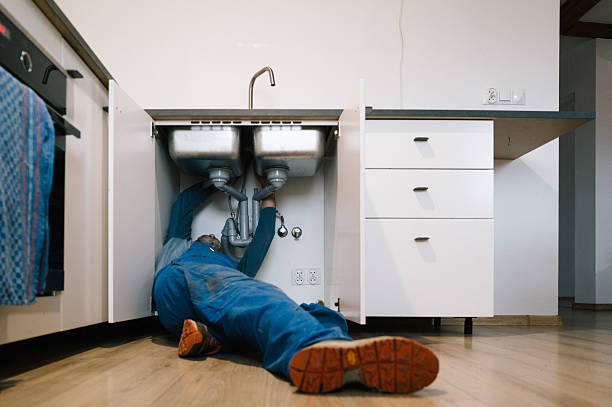 Professional Pipe Repair technician working in Adell, WI
